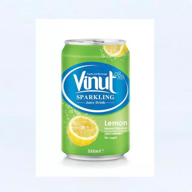 Canned Sparkling water Lemon Juice Drink 330ml