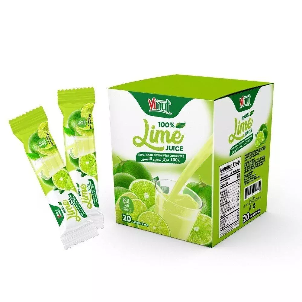 Vinut 100 Lime Juice Powder box 20 bags